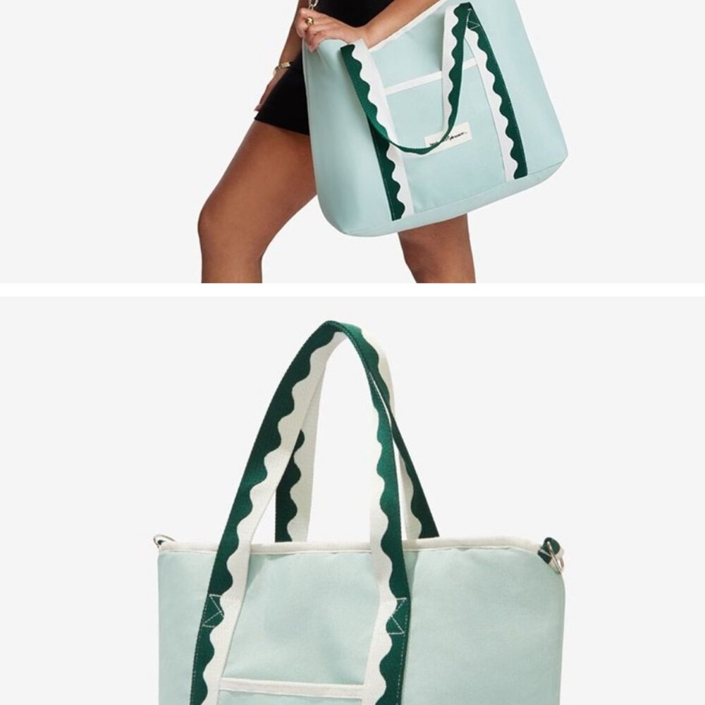 THE HOLIDAY COOLER TOTE BAG - RIVIE GREEN